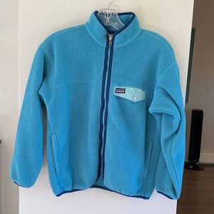 Kids Patagonia Synchilla zip up fleece jacket